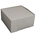 Cake Boxes, 10" x 10" x 5", White, Case Of 100 1 thumbnail image