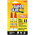 Super Glue Gel Double Pack - 2 / Pack - Clear