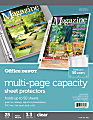 Office Depot® Brand Multi-Page Capacity Sheet Protectors, 50-Sheet Capacity, 8-1/2" x 11", Clear, Pack Of 25