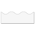 Trend solid-colored Terrific Trimmers - Scalloped Shape - Reusable, Precut - 2.25" Width x 468" Length - White - 12 / Pack 1 thumbnail image