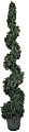 Nearly Natural 5' Silk Cedar Spiral Topiary With Pot 1 thumbnail image
