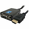 Comprehensive - Video / audio adapter - HDMI male to HD-15 (VGA), mini-phone stereo 3.5 mm female - 4 in 1 thumbnail image