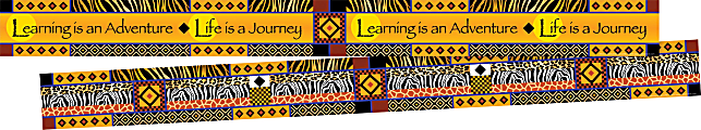 Barker Creek Double-Sided Straight-Edge Border Strips, 3" x 35", Africa, Pack Of 12 1 thumbnail image