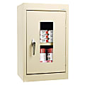 Sandusky® Clear-View Wall Cabinet, 26"H x 16"W x 12"D, Putty 1 thumbnail image