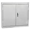 Sandusky® 30"W Steel Wall Cabinets With 2 Solid Doors, Gray