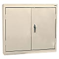 Sandusky® 30"W Steel Wall Cabinets With 2 Solid Doors, Putty