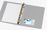 Office Depot Brand Adhesive Business Card Pockets Clear Pack Of 20 - Office  Depot