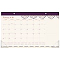 AT-A-GLANCE® Sun Dance Compact Monthly Desk Pad Calendar, 17 3/4" x 10 7/8", White, January to December 2018 (D1051-705-18)
