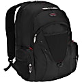 Targus Expedition TSB229US Carrying Case (Backpack) for 16" Notebook - Black - Nylon, Polyester - Shoulder Strap - 19" Height x 7.5" Width x 15" Depth