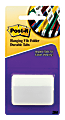 Post-it® Notes Durable Hanging Angled Solid File Folder Tabs, 2" x 1-1/2", White, Pack Of 50 Tabs 1 thumbnail image