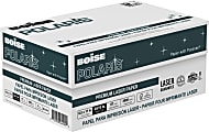 Boise POLARIS® Premium Laser Paper, White, Letter Size (8 1/2" x 11"), 500 Sheets Per Ream, Case Of 6 Reams, FSC® Certified, 28 Lb, 98 Brigtness