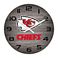 Imperial NFL Weathered Wall Clock, 16”, Kansas City Chiefs