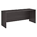 Bush Business Furniture Studio C Credenza Desk, 72"W x 24"D, Storm Gray, Standard Delivery