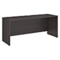 Bush Business Furniture Studio C 72"W Credenza Computer Desk, Storm Gray, Standard Delivery