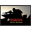 California Color Products Marines Door Mat, 24" x 36", Tank At Sundown, Pack Of 3