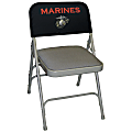 Integrity By California Color Decorative Folding Chair Cover, Marines, "Emblem Pride", Pack Of 12