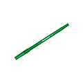 Paper Mate® Ballpoint Stick Pens, Medium Point, 1.0 mm, Green Barrel, Green Ink, Pack Of 12