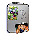 FORAY™ Galvanized Steel Magnetic Dry-Erase Whiteboard, 11" x 14", Aluminum Frame With Silver Finish 1 thumbnail image