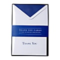 Sincerely A Collection by C.R. Gibson® Professional Thank You Notes, 3 3/4" x 5 5/16", Blue, Pack Of 20