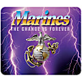 Integrity Mouse Pad, 8" x 9.5", Marines Purple Lightning, Pack Of 6