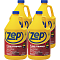 Zep Heavy-Duty Floor Stripper - Concentrate - 128 fl oz (4 quart) - Heavy Duty, Fast Acting - Blue - 4 / Carton 1 thumbnail image