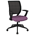 Office Star™ Work Smart Mesh Task Chair, Fabric Purple/Black