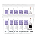 simplehuman Custom Fit Can Liners, 16 Gallon, 50% Recycled, White, Pack Of 200 Liners 1 thumbnail image