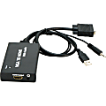 Bytecc VGA To HDMI Converter With Audio and USB For Power