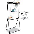 Universal Dry Erase Board Easel - 29" (2.4 ft) Width x 41" (3.4 ft) Height - White Melamine Surface - Black Plastic Frame - Rectangle - 1 Each 1 thumbnail image