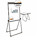 Universal Dry Erase Board - 38" (3.2 ft) Width x 32" (2.7 ft) Height - White Melamine Surface - Black Plastic Frame - 1 Each 1 thumbnail image
