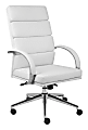 Boss Aaria Executive Series Ergonomic Vinyl High-Back Chair, Cream