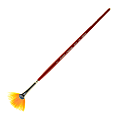 Silver Brush Golden Natural Series Paint Brush 2004S, Size 2, Fan, Natural and Synthetic Blend, Red 1 thumbnail image