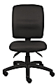 Boss Office Products Multi-Function Ergonomic Fabric High-Back Task Chair, Black 1 thumbnail image