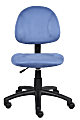 Boss Office Products Microfiber Task Chair, Blue 1 thumbnail image