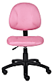 Boss Office Products Microfiber Task Chair, Pink
