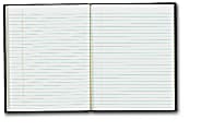 Blueline® Executive Notebook, 9 1/4" x 7 1/4", College Ruled, 75 Sheets, Black