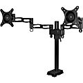 Arctic Cooling Desk Mount Dual Monitor Arm - Up to 27" Screen Support - 44.09 lb Load Capacity - Flat Panel Display Type Supported9.5" Width - Desktop - Black