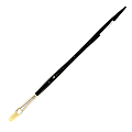 Winsor & Newton Artists' Oil Paint Brush, Size 6, Filbert Bristle, Hog Hair, Black 1 thumbnail image