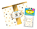Barker Creek Folder/Pocket Set, 9" x 12", Gold, Set of 42 1 thumbnail image