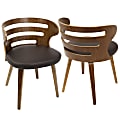LumiSource Cosi Chair, Walnut/Brown 1 thumbnail image