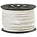 Office Depot® Brand Twisted Polypropylene Rope, 2,450 Lb, 3/8" x 600', White