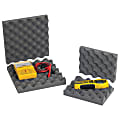 Office Depot® Brand Convoluted Foam Sets, 2"H x 6"W x 6"D, Charcoal, Case Of 64