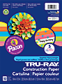 Tru-Ray® Construction Paper, 12" x 18", 50% Recycled, Assorted Hot Colors, Pack Of 50