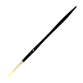Winsor & Newton Artists' Oil Paint Brush, Size 6, Round Bristle, Hog Hair, Black 1 thumbnail image