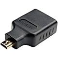 Eaton Tripp Lite Series HDMI to HDMI Adpater Converter HDMI to Micro HDMI 1080p F/M - HDMI adapter - 19 pin micro HDMI Type D male to HDMI female 1 thumbnail image