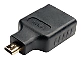 Tripp Lite HDMI to HDMI Adpater Converter HDMI to Micro HDMI 1080p F/M - HDMI adapter - 19 pin micro HDMI Type D male to HDMI female - black