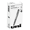 uni-ball® 207™ Impact™ Gel Pen, Bold Point, 1.0 mm, Clear Barrel, Silver Ink
