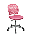 OSP Designs Deluxe Designer Task Chair, Pink