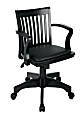 OSP Designs Deluxe Bankers Chair, Black