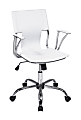 Office Star™ Avenue Six Dorado Office Chair, White/Chrome